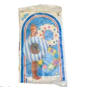 Vintage Intex Polka Dot Swim Ring Inflatable 59230